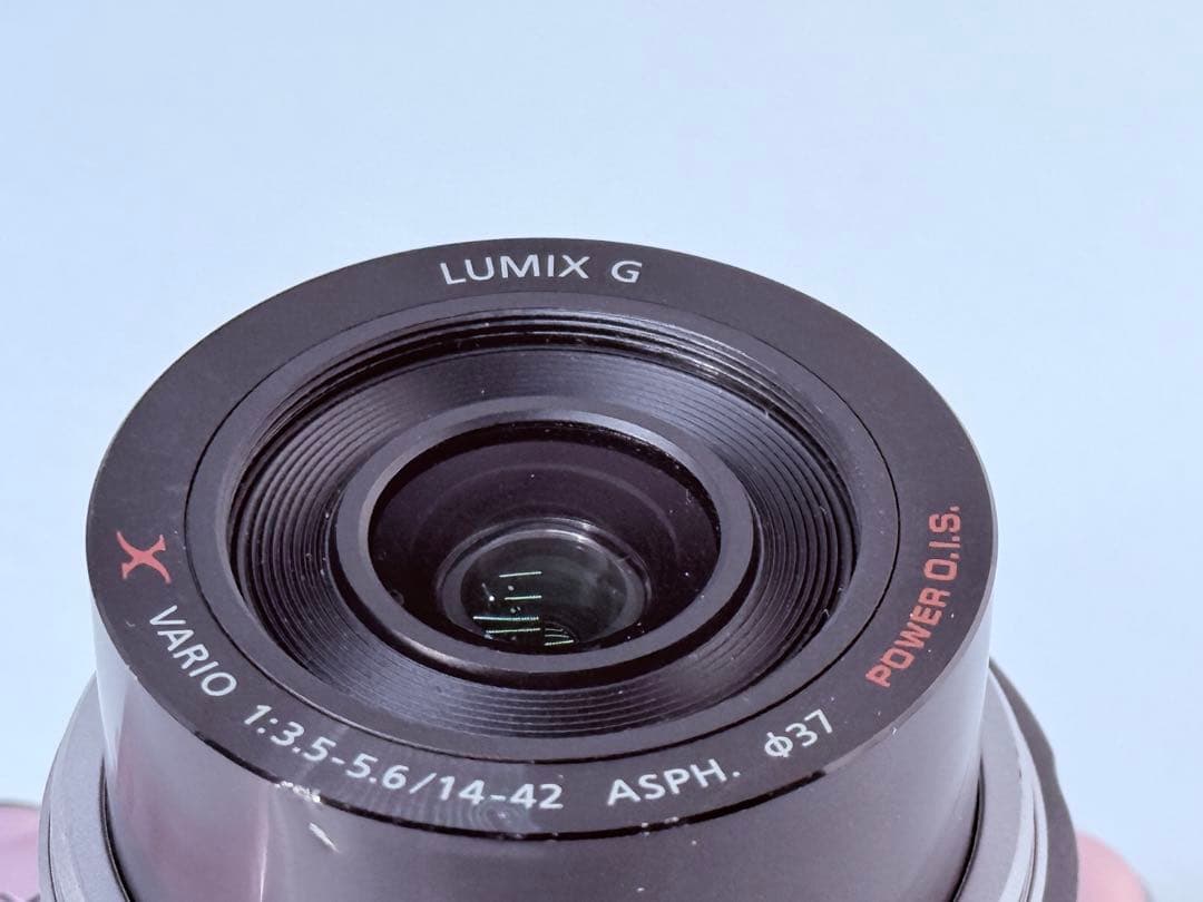 LUMIX DMC-GF3 ピンク 動作確認済 H-PS14042 定番レンズ付
