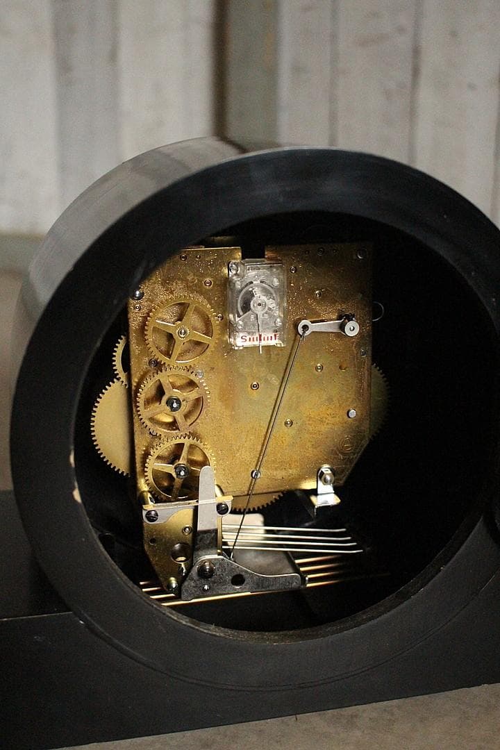 愛知時計製　 置き時計 7JEWELS 14DAY ウエストミンスター チャイム