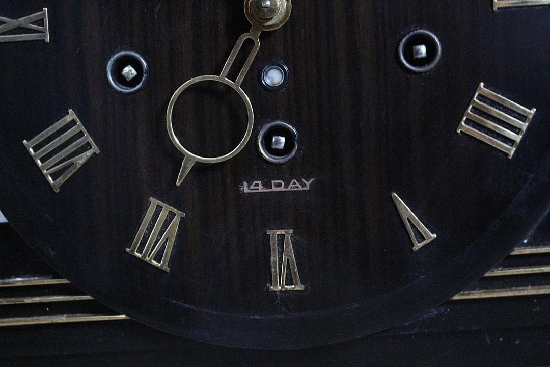 愛知時計製　 置き時計 7JEWELS 14DAY ウエストミンスター チャイム