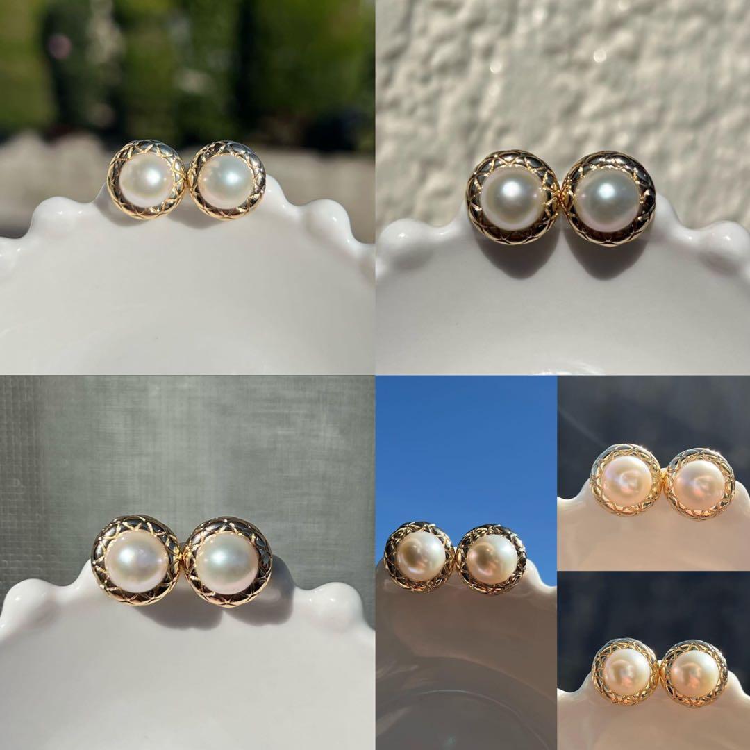 R様 リクエスト 3点 まとめ商品　パールフープピアス　パールの流星群ピアス