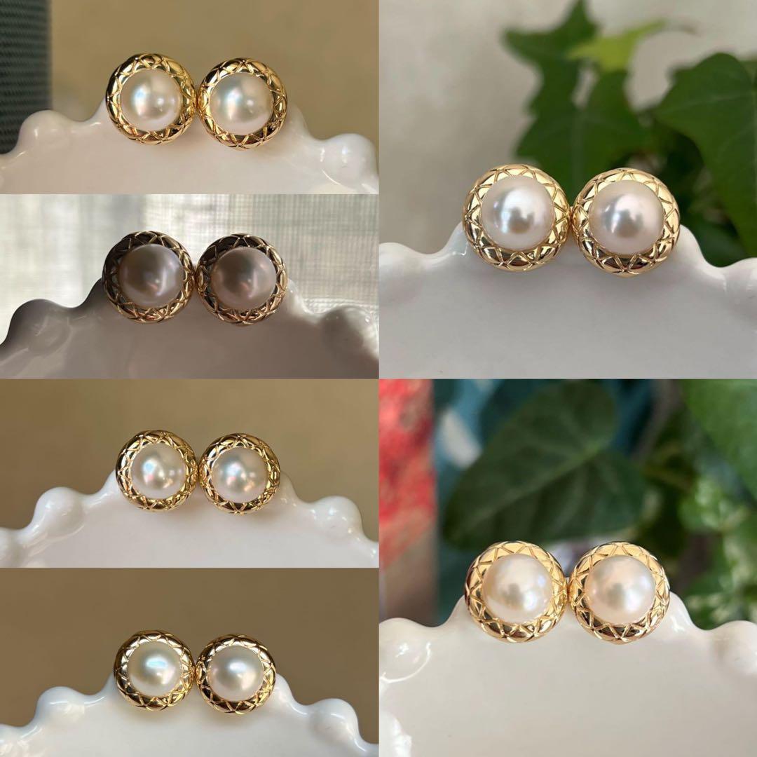 R様 リクエスト 3点 まとめ商品　パールフープピアス　パールの流星群ピアス