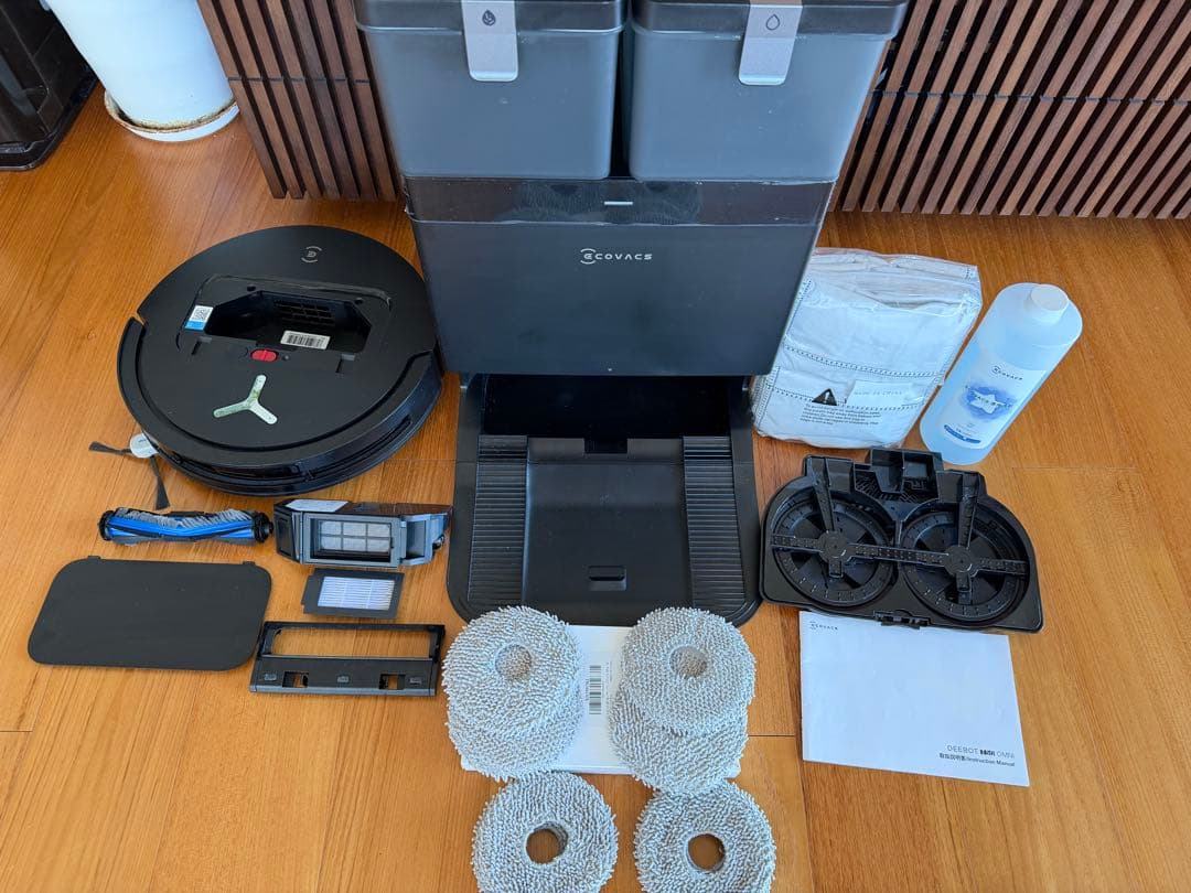 ECOVACS DEEBOT T50 OMNI/デュアルモップＢＫ　2か月使用