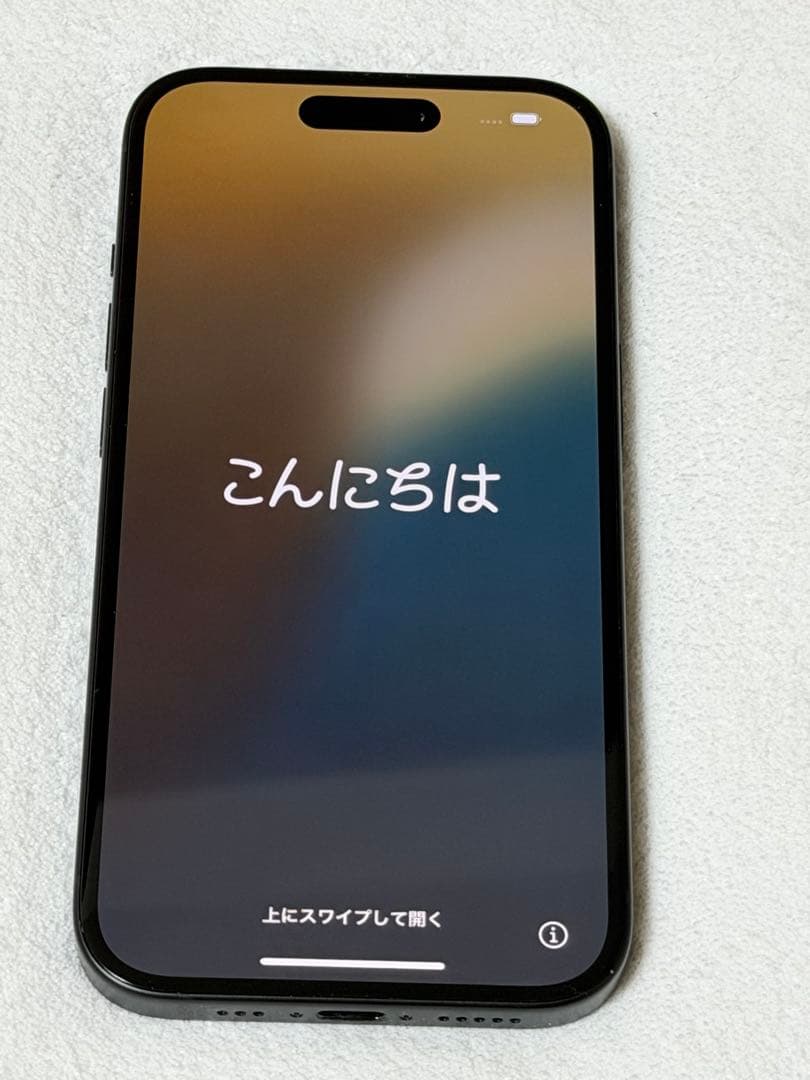 【美品】 iPhone15 128GB BLACK SIMフリー