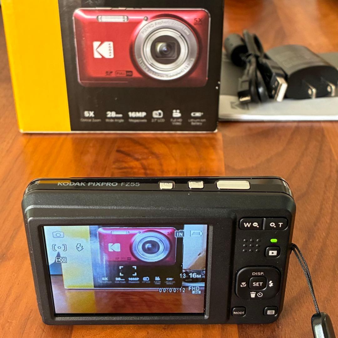 【極美品】KODAK PIXPRO FZ55 ブラック コダック デジタルカメラ