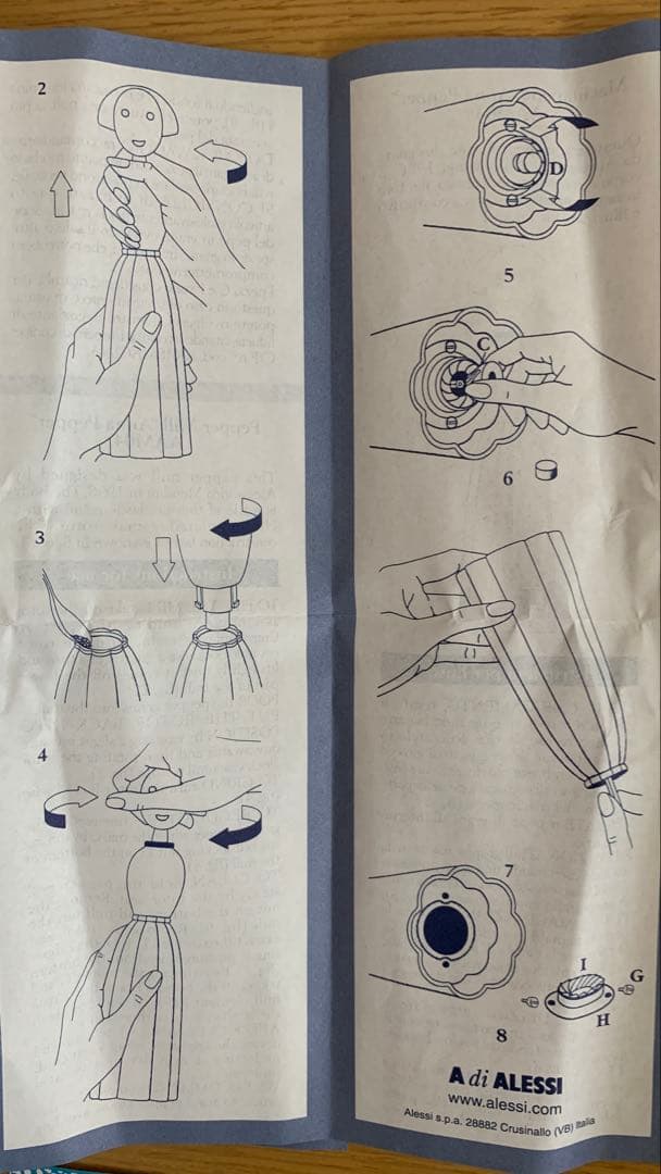 ALESSI(アレッシィ) Anna アンナペッパーミル ブルー AAM04希少