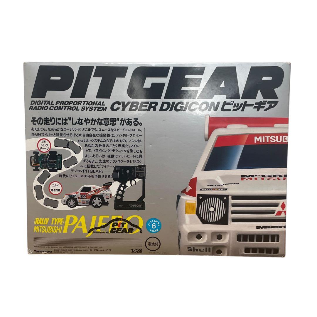 【美品】ヨネザワ ピットギア　ラジコンカー　三菱 パジェロ ラリーカー