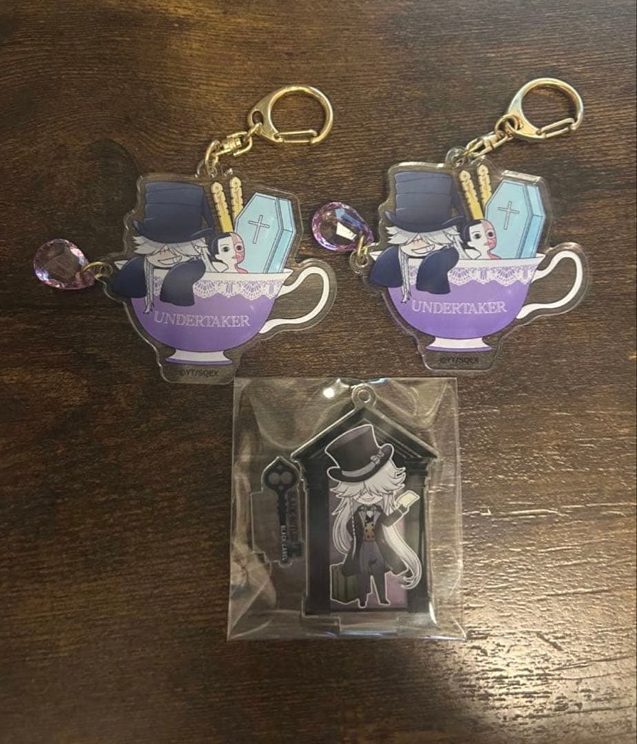 黒執事 Black Label 宝石缶バッジ アクスタ 葬儀屋 アンダーテイカー