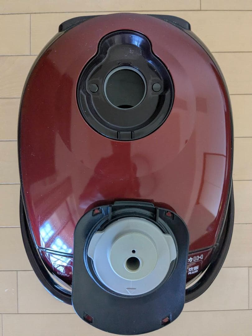 HITACHI RZ-H10BJ 赤 炊飯器 説明書付