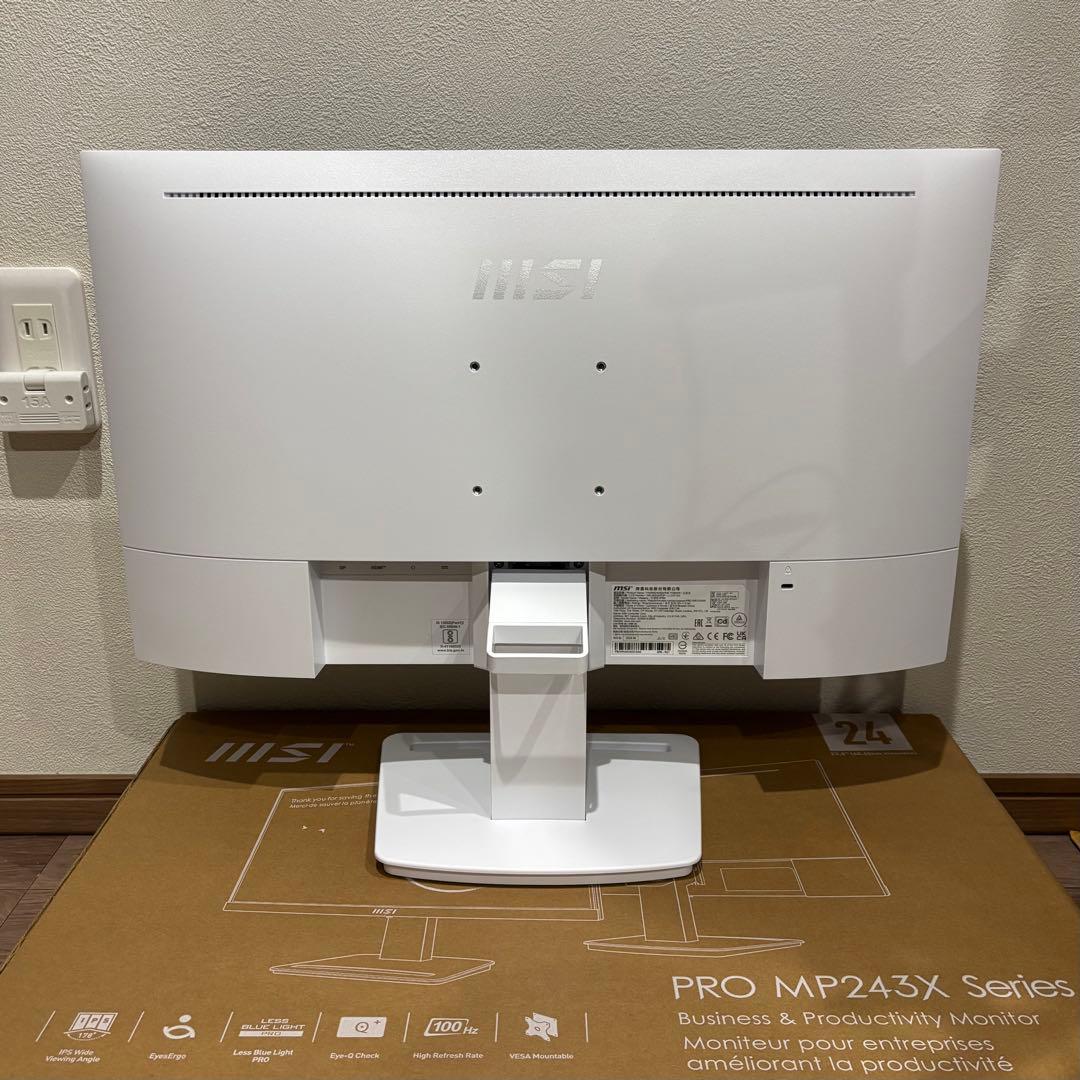 MSI　ゲーミングモニター 23.8型 /フルHDワイド　PRO MP243XW