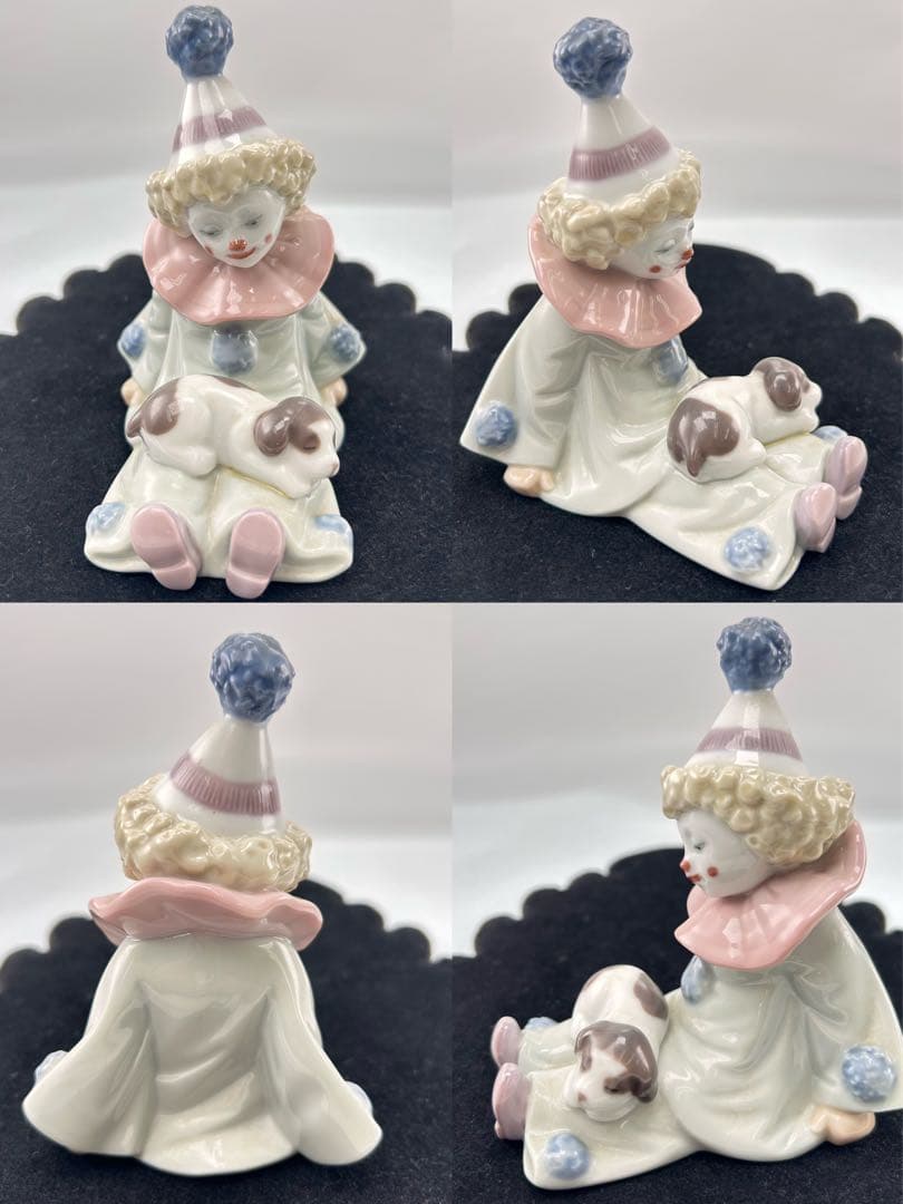 B31 LLADRO・リヤドロ ピエロ・フィギュリン　　手書きサイン