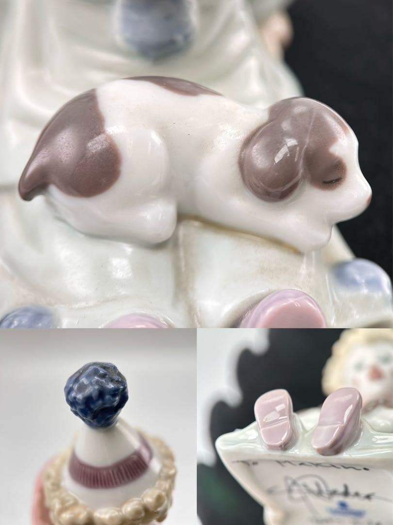 B31 LLADRO・リヤドロ ピエロ・フィギュリン　　手書きサイン
