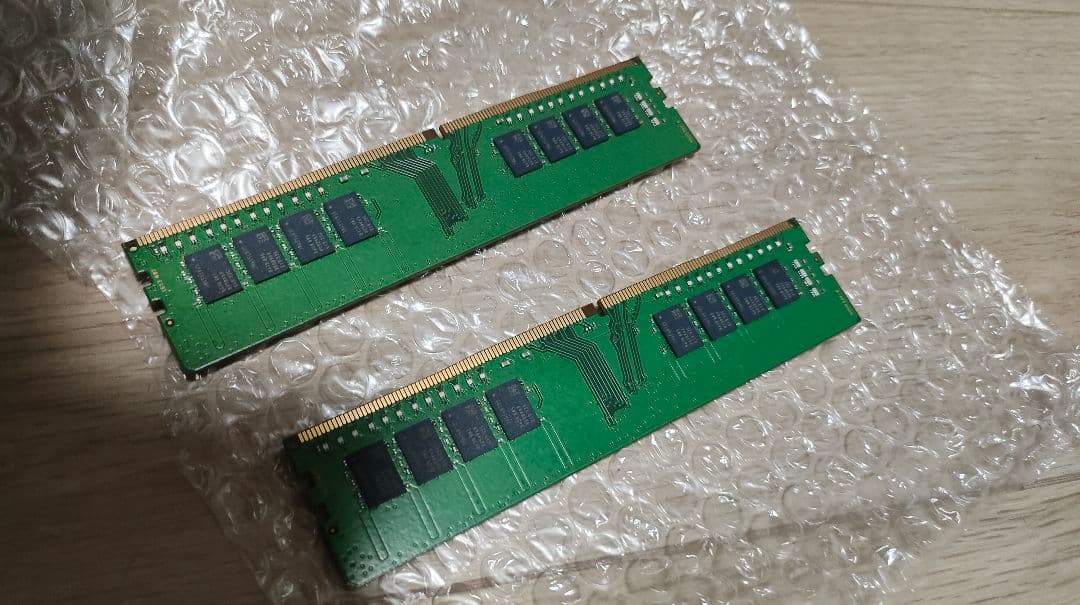 SAMSUNG 32GB (16GB×2枚) 2Rx8 PC4-2133 メモリ
