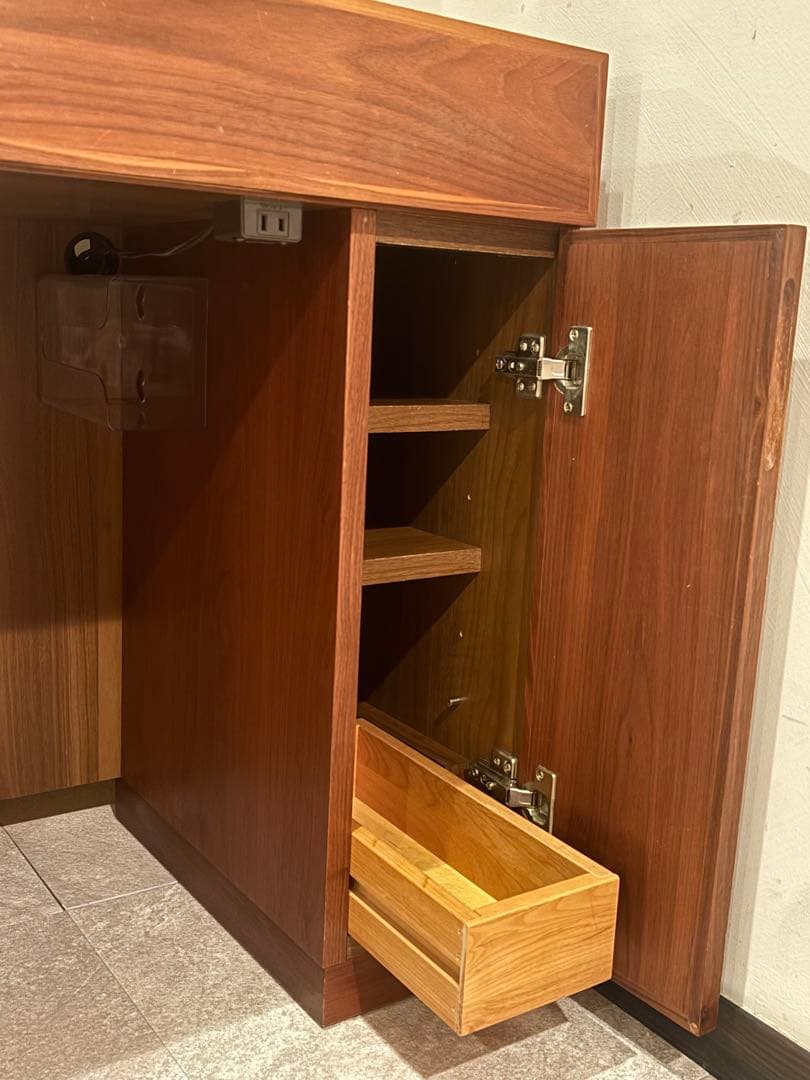 ドレッサー　椅子セット　ウォールナット