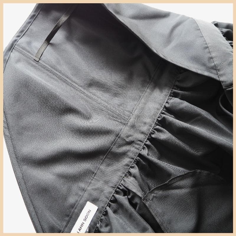 【新品・未使用】ハン アン スン HAN AHN SOON ドレスエプロン 黒