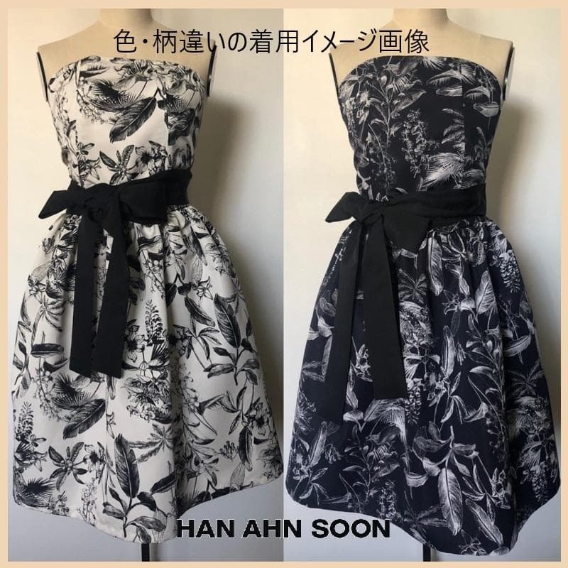 【新品・未使用】ハン アン スン HAN AHN SOON ドレスエプロン 黒