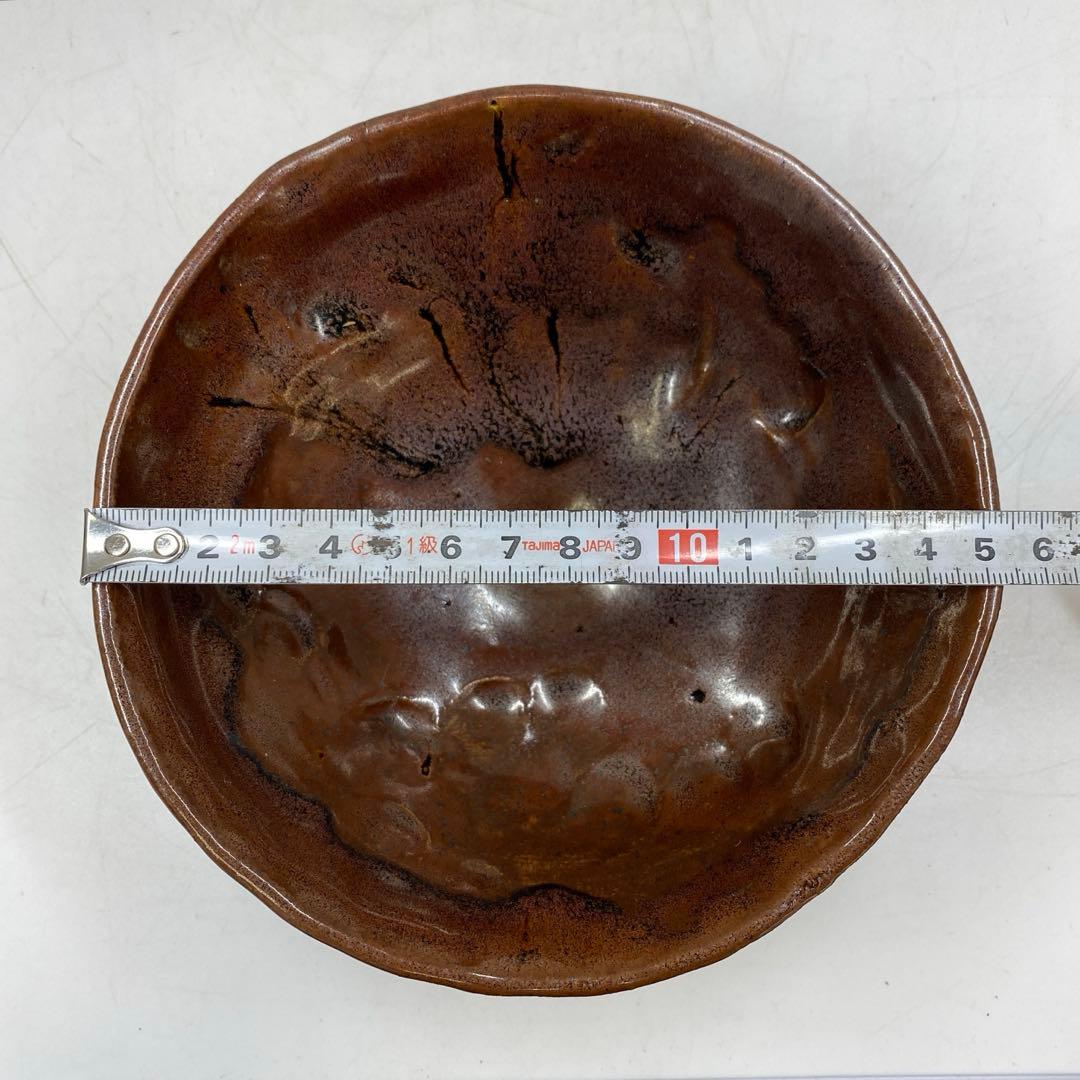 ☆茶2F 加藤景正(藤田郎) 古瀬戸 茶碗 共箱　口径15.3cm