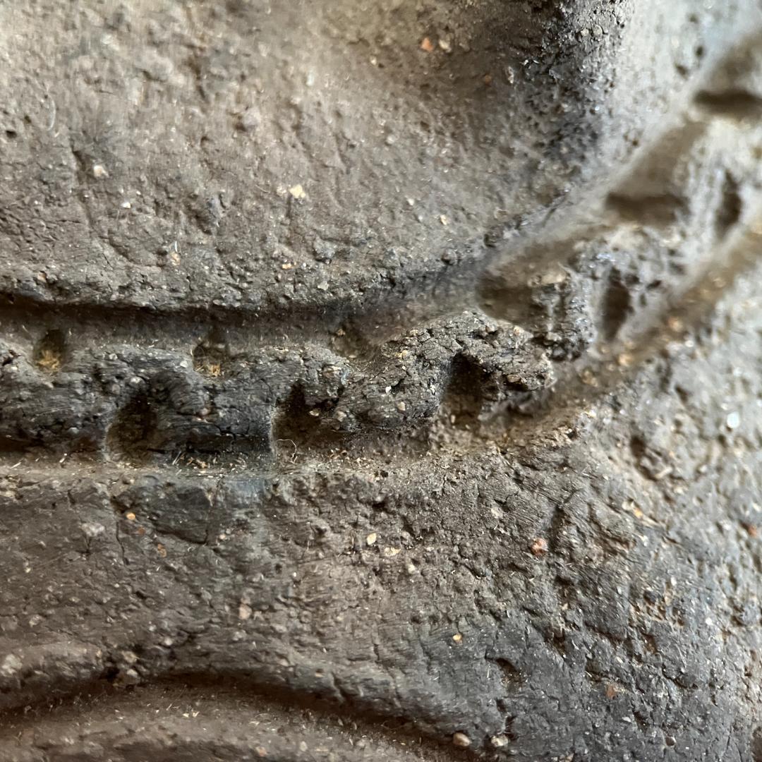 縄文 みみずく土偶 後期〜晩期 伝赤城遺跡出土（埼玉鴻巣周辺）時代箱付