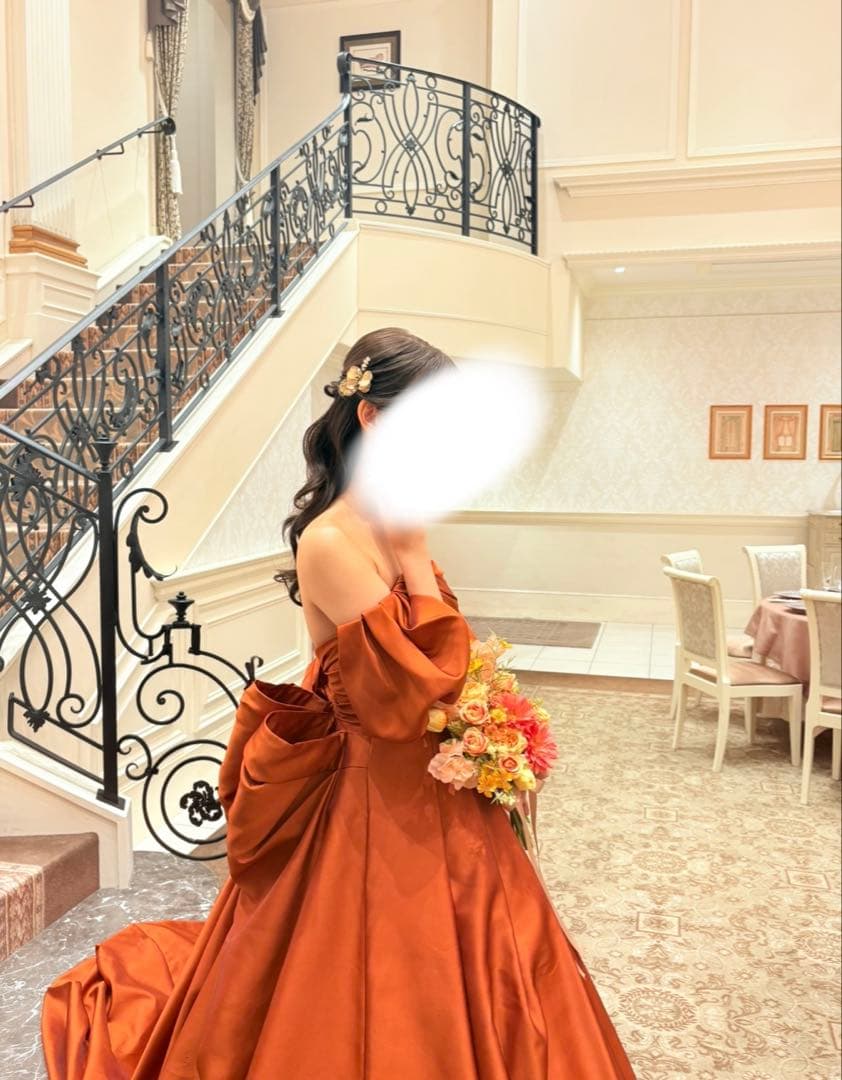 ブーケ ブートニア セット テラコッタ アーティフィシャル