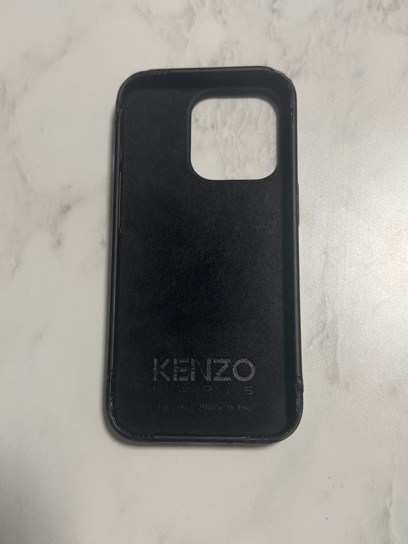 KENZO iPhoneケース ブラック　iPhone 15pro用