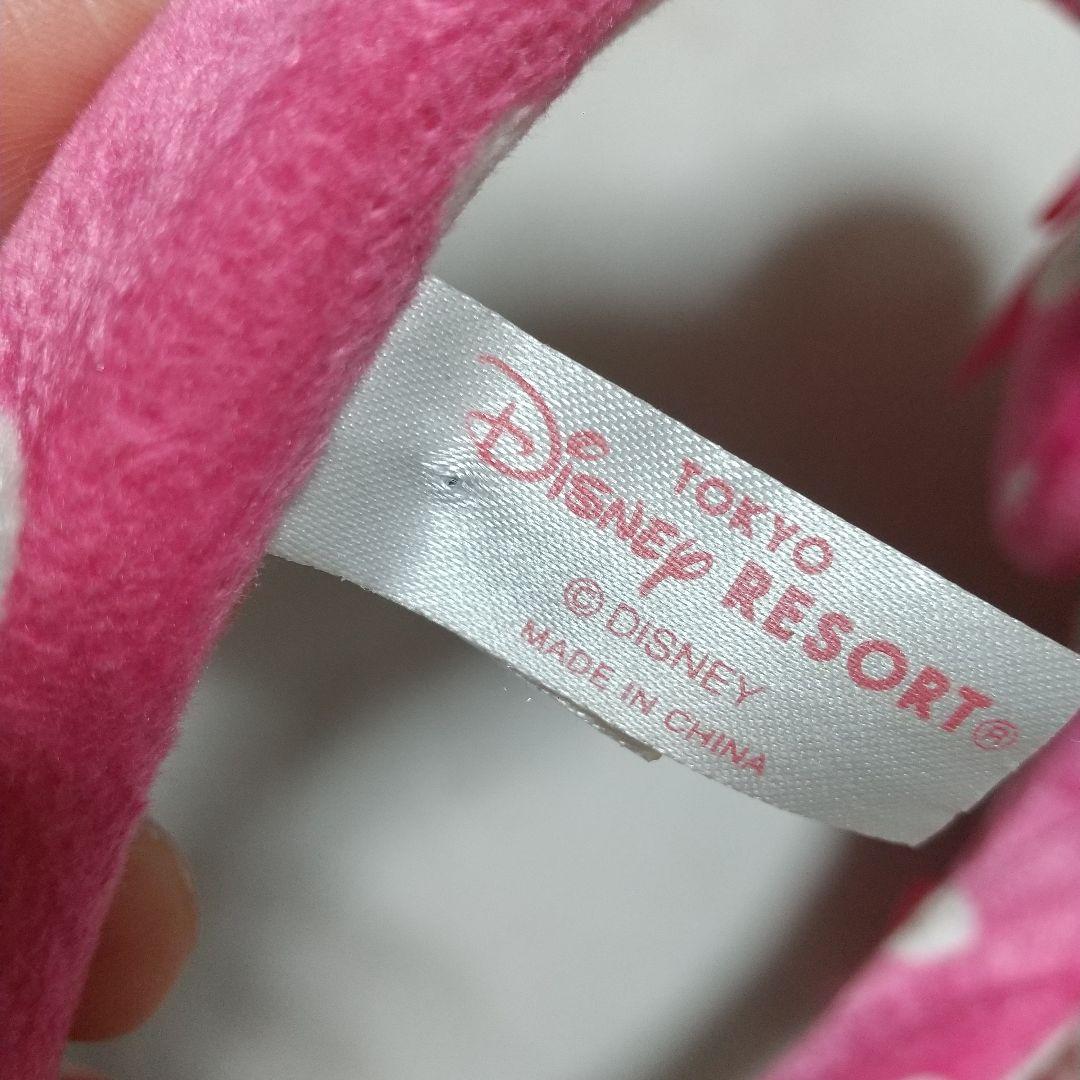 ディズニー カチューシャ ピンク ドット イヤリング