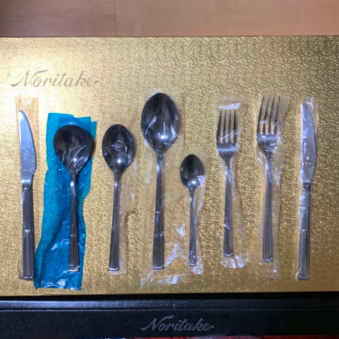 未使用 ノリタケ ステンレス カトラリー 43本セット