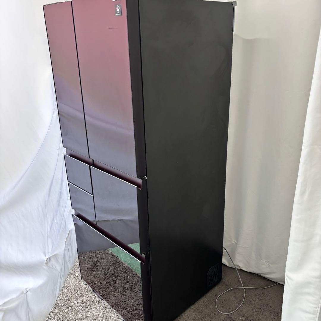 ★571　冷蔵庫　シャープ　大型　両開き　500㍑弱　中古　安い　綺麗　設置無料