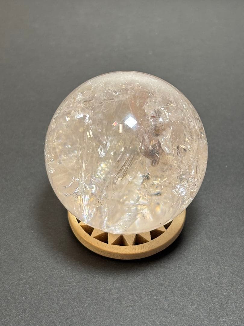 ピンクアゼツライト　スフィア　4.46cm お買得　天然石