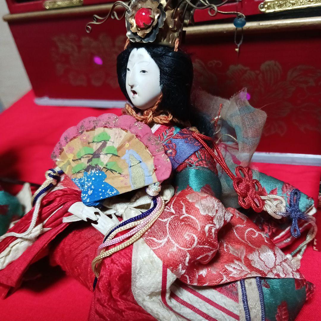 ビビアン　雛御殿　親王付き　大正のひな