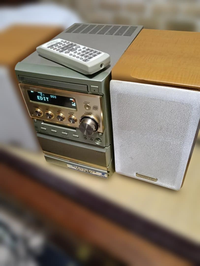 KENWOOD MDコンポ CD・MD・カセットデッキ SK-3MD