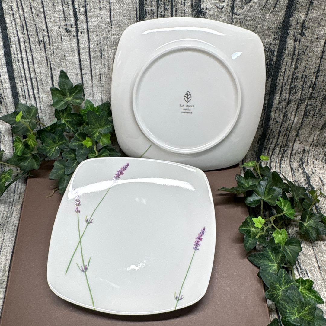 ✨️LA AMYS ラエミーズ✨️ 【 ラベンダー柄 】 食器まとめ 6個セット