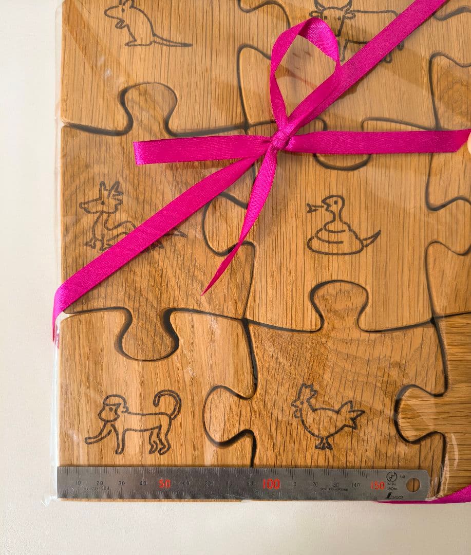 ハンドメイド　木のパズル