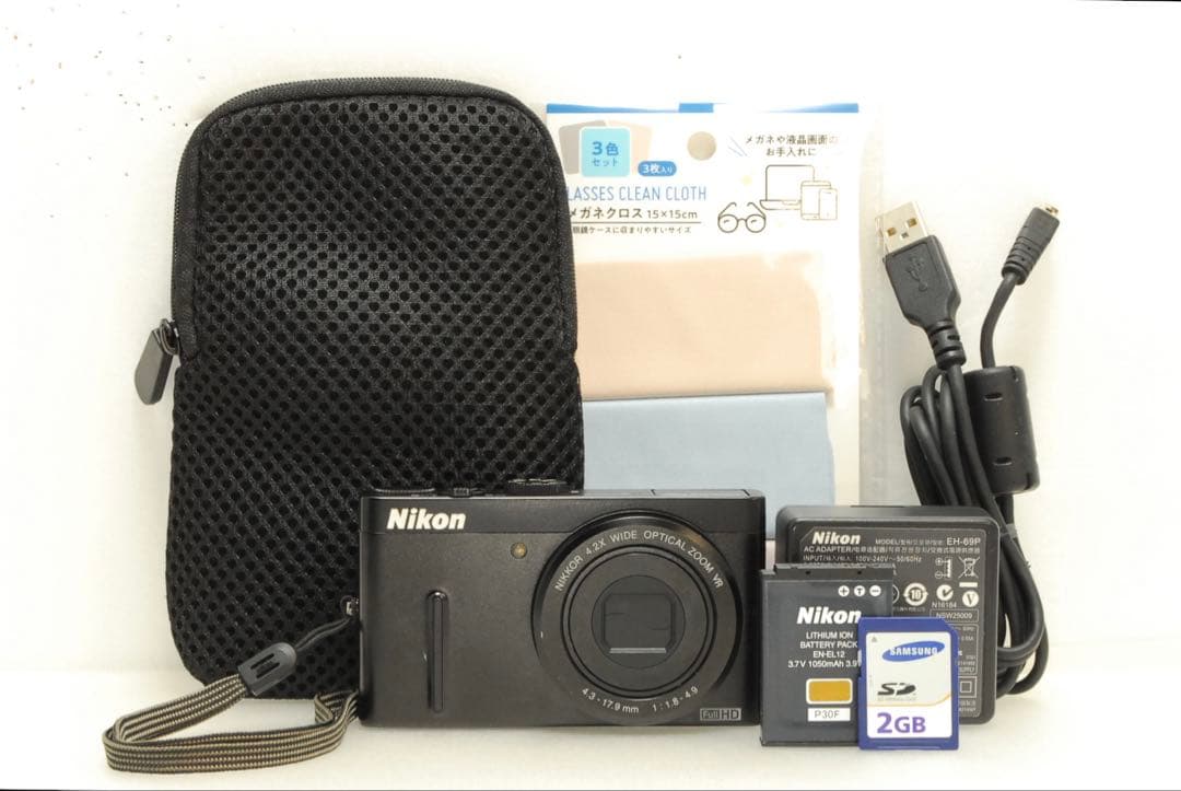 Nikon COOLPIX P300❤️スマホ転送 動作確認済 ニコン ブラック