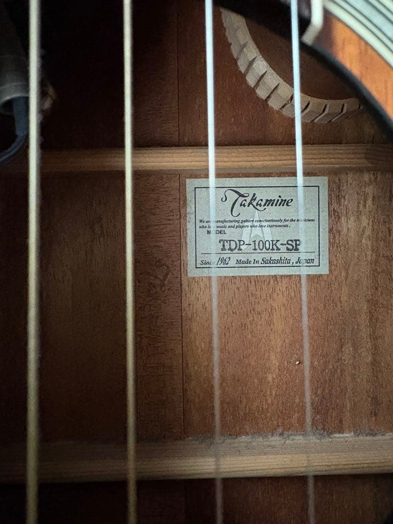 ハワイアンコア100本限定レアモデルTDP-100K-SP タカミネ⭐︎HC付き