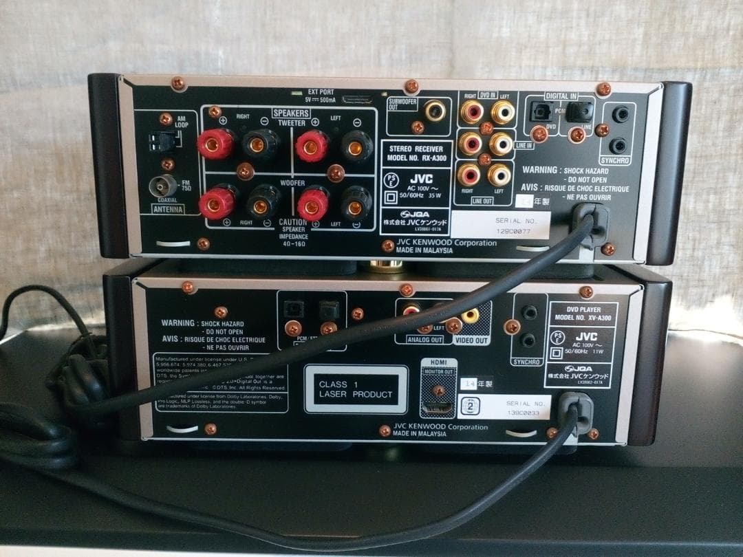 【希少】Victor EX-A300 ウッドコーン オーディオシステム［2個口］