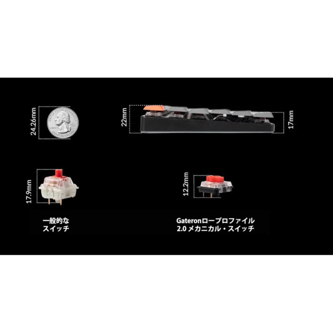 Keychron K3 Max ワイヤレスキーボード 静音赤軸 JIS配列