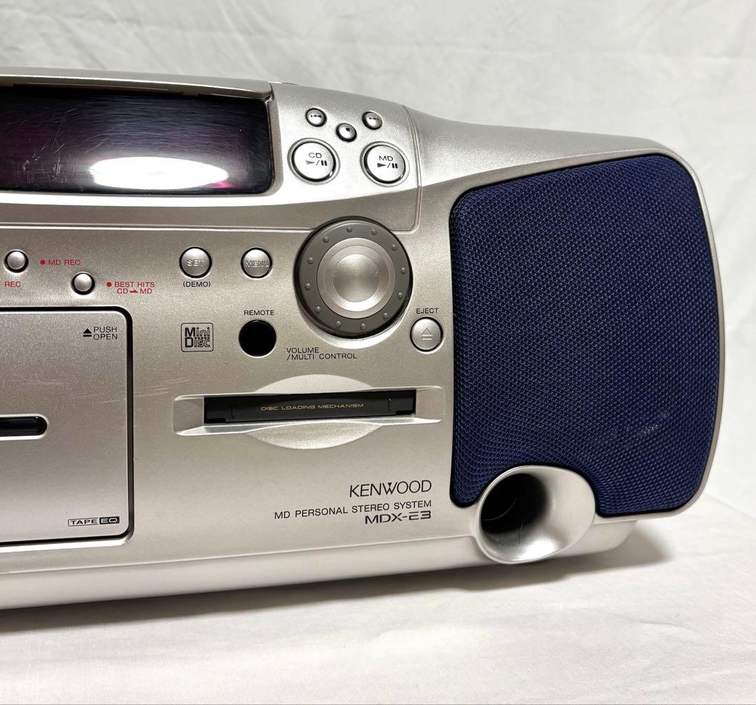 KENWOOD CD/MDラジカセ MDX-E3 RAMPAGE