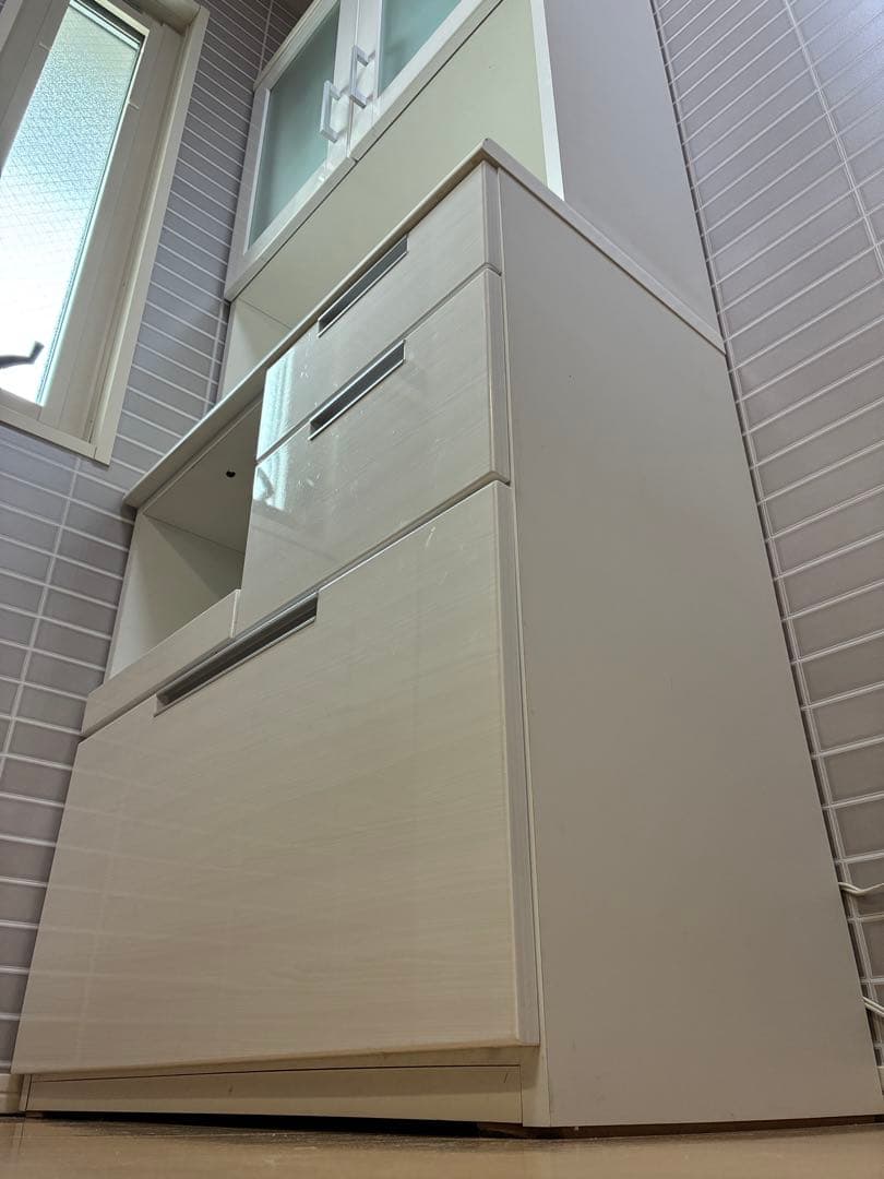 ⭐︎送料込み⭐︎80cm幅　ニトリ キッチンボード ダリア 80KB WH レンジ台