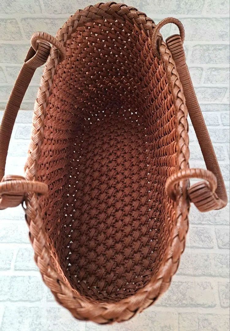 専用ページ クラフトバンド花結びクラフトテープかごバッグ