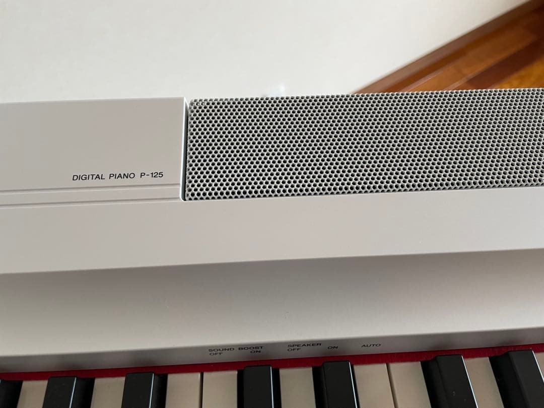 YAMAHA P125WH 88鍵 ホワイト電子ピアノ 送料込み