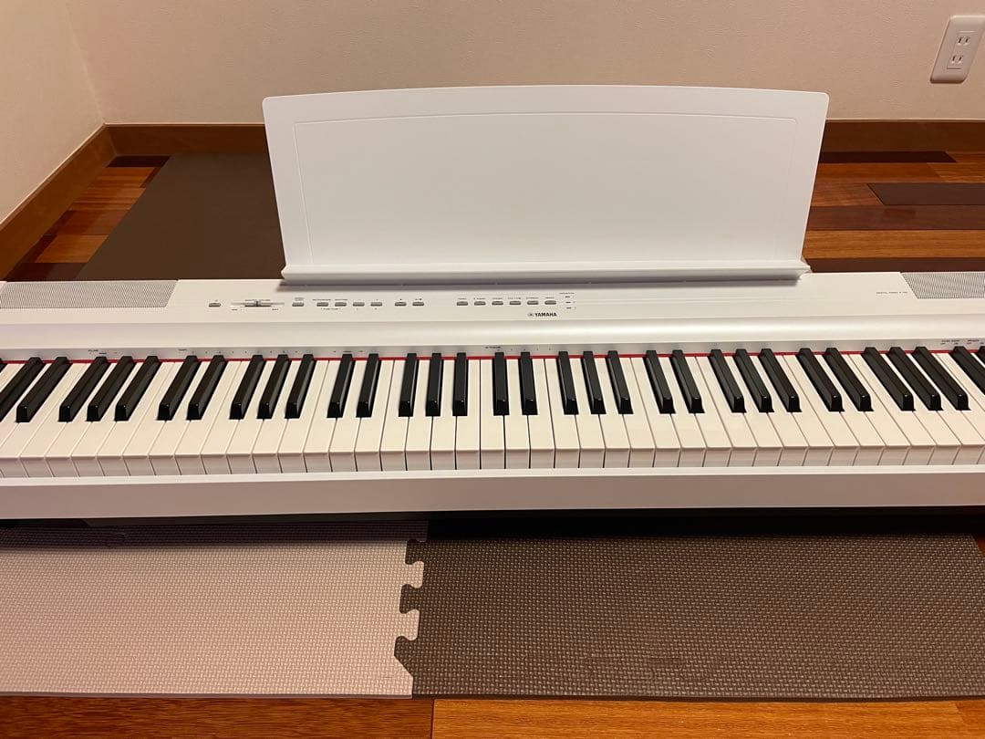 YAMAHA P125WH 88鍵 ホワイト電子ピアノ 送料込み