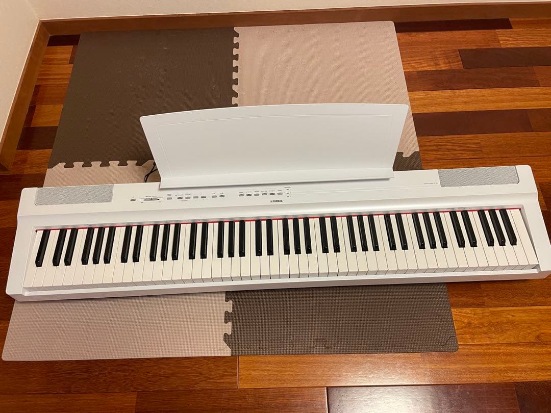 YAMAHA P125WH 88鍵 ホワイト電子ピアノ 送料込み