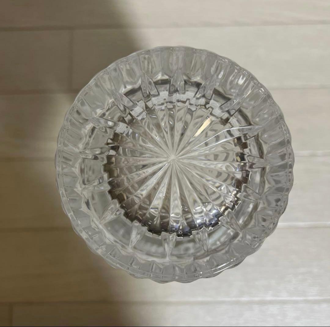 HOYACRYSTAL クリスタル花瓶　クリスタル　花瓶　フラワーベース　切り子
