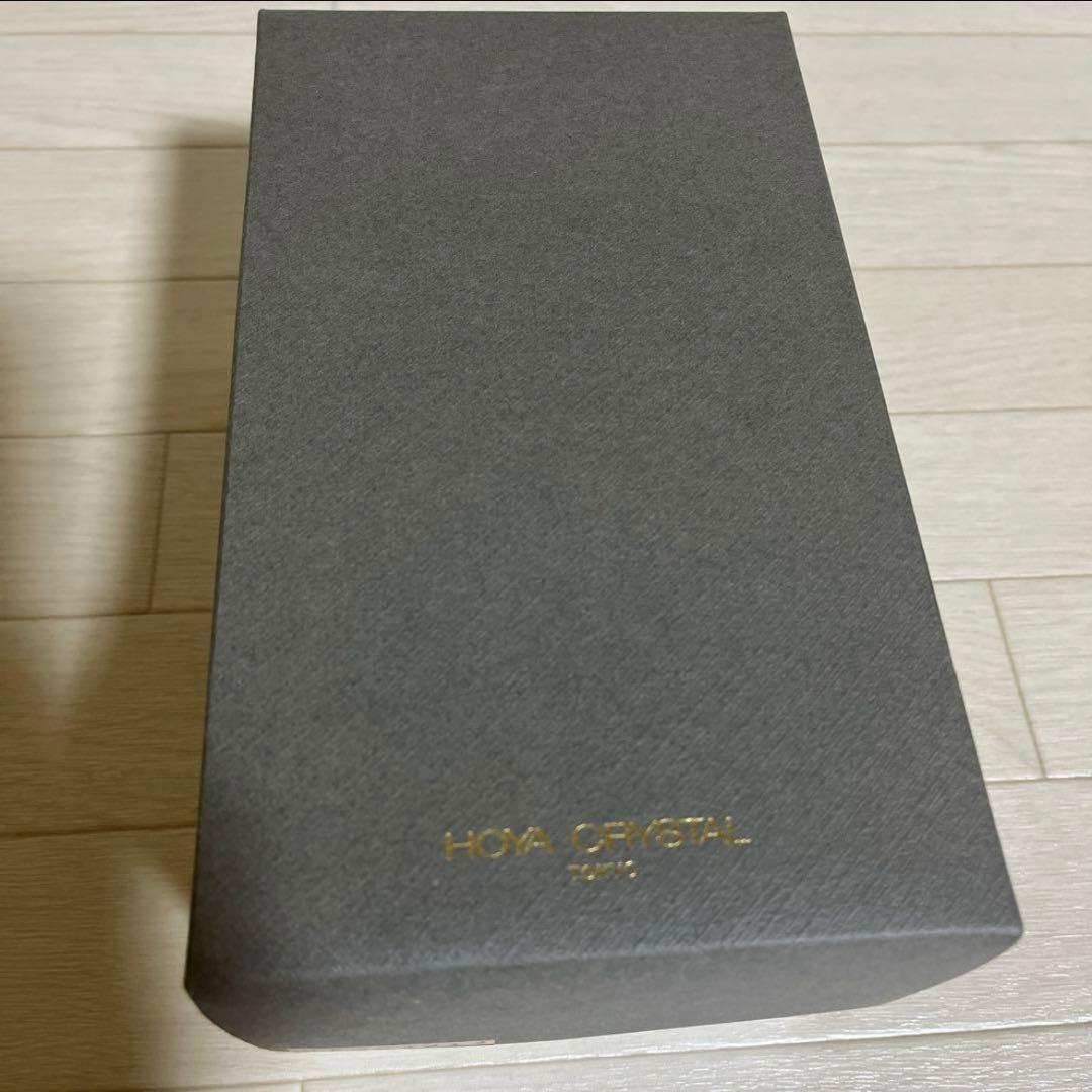 HOYACRYSTAL クリスタル花瓶　クリスタル　花瓶　フラワーベース　切り子