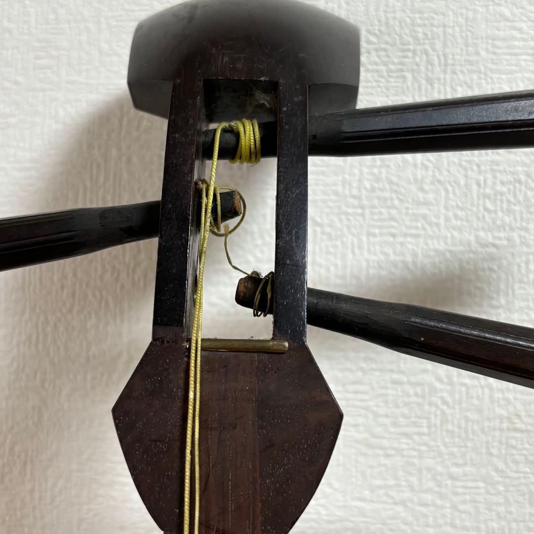 三味線本体　三味線 中棹 花梨 人工皮 和楽器 初心者向け