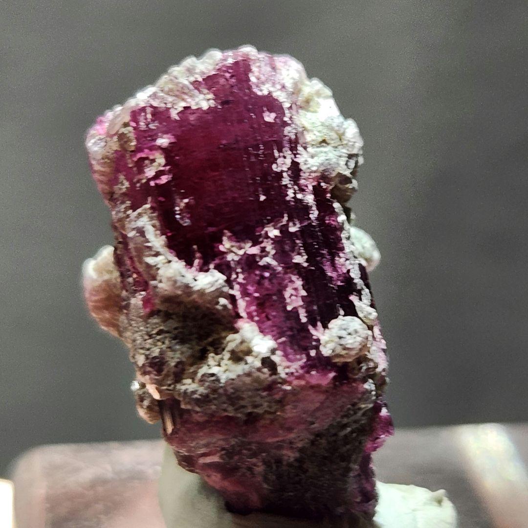 トルマリン(ルベライト) ＆マイカ(雲母) 共生原石