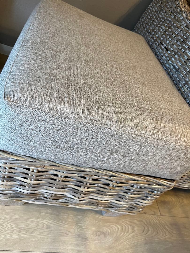 kaja LaMer ラタンソファ　3人掛け　アジアン家具　カジャ