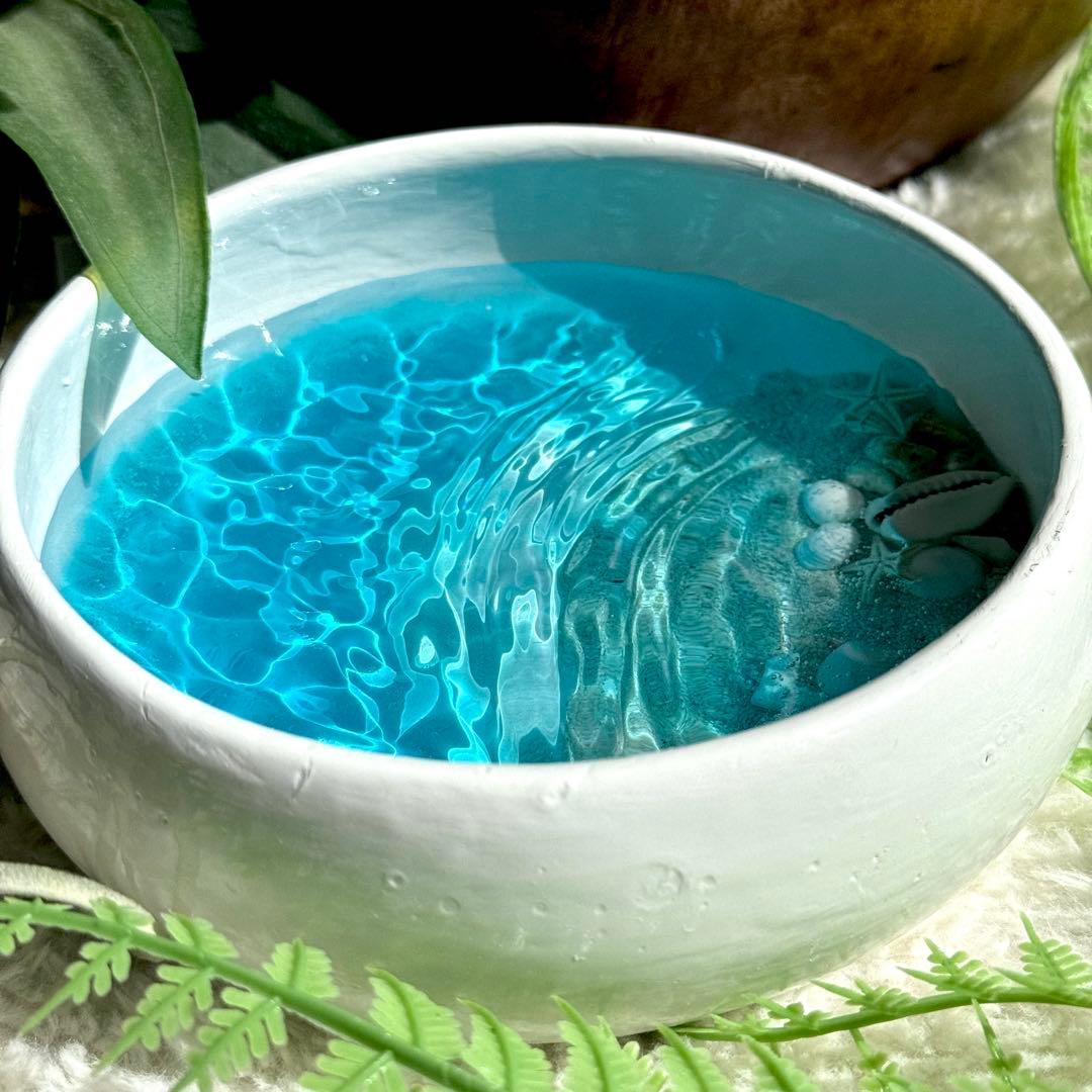 インテリア雑貨　海アート　海の置き物　ハワイアン　アクセサリートレイ　癒し