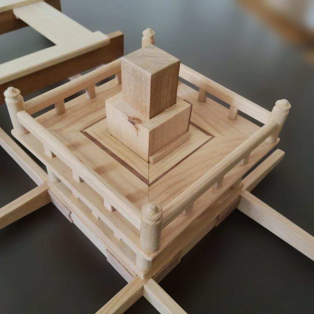 木工職人　ハンドメイド　お神輿　伝統建物　期間限定　4/1まで