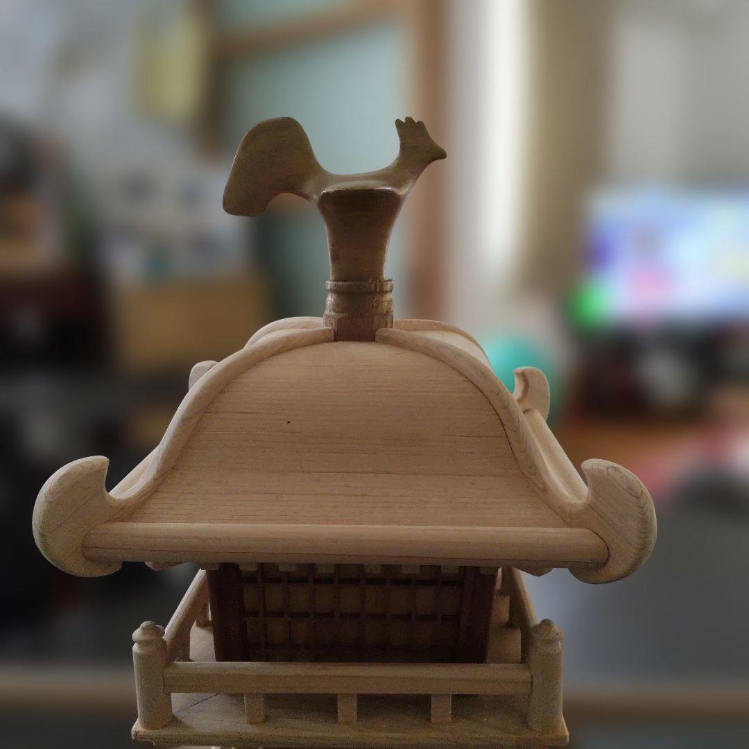 木工職人　ハンドメイド　お神輿　伝統建物　期間限定　4/1まで