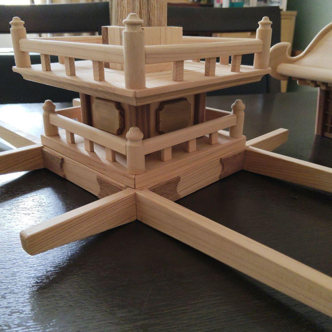 木工職人　ハンドメイド　お神輿　伝統建物　期間限定　4/1まで